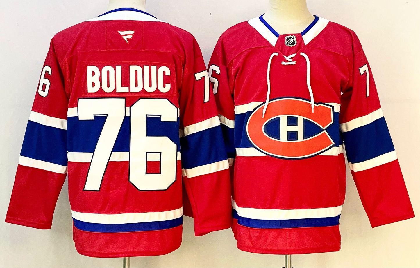 Men's Montreal Canadiens Zack Bolduc #76 Red Home Breakaway Jersey
