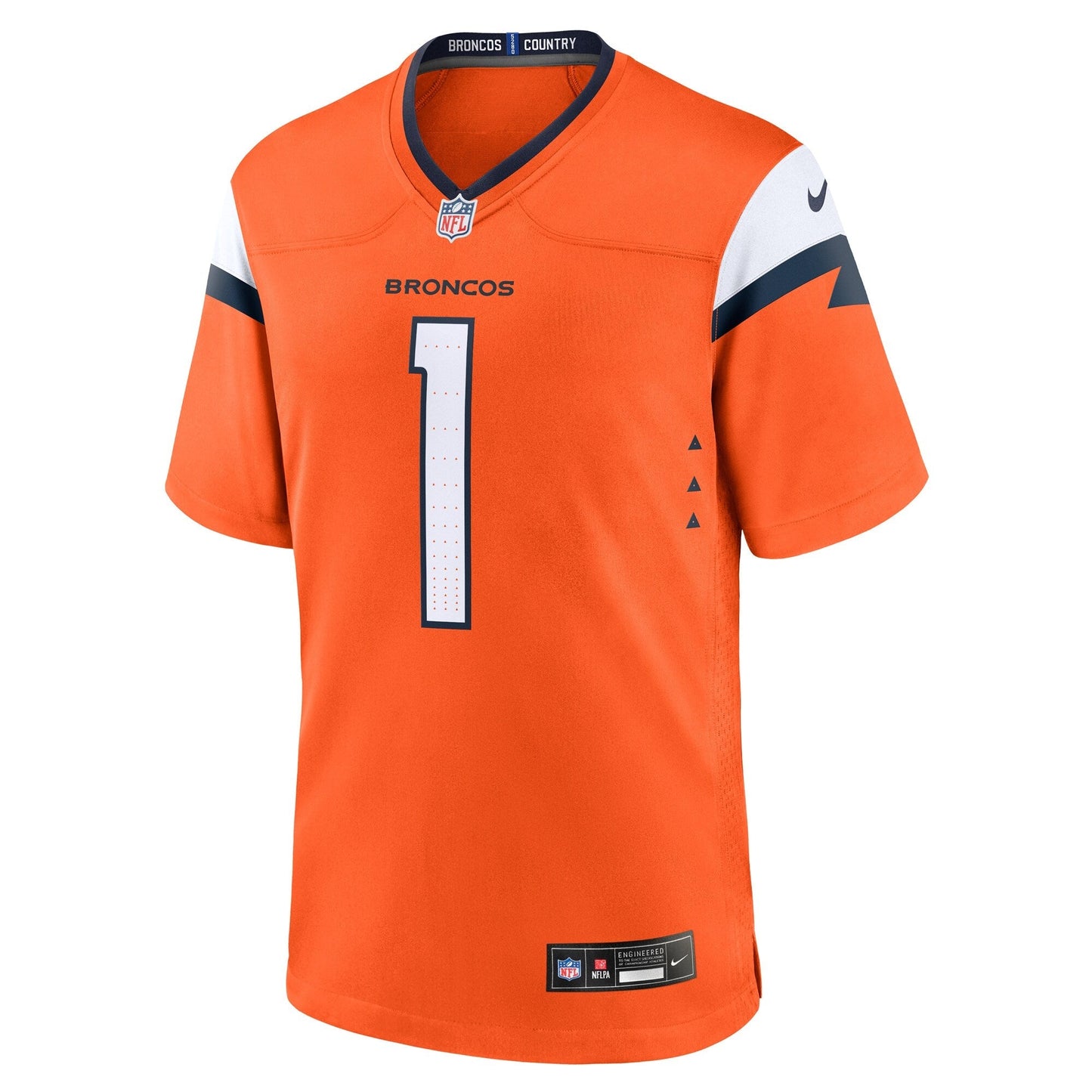 Tremon Smith Denver Broncos Nike Team Game Jersey - Orange