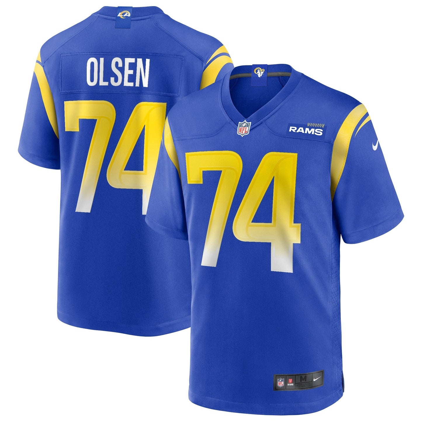 Merlin Olsen Los Angeles Rams Nike Game Retired Jersey - Royal