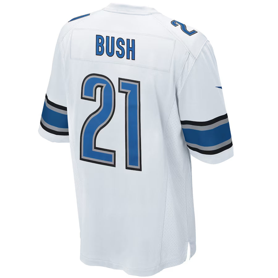 Reggie Bush Detroit Lions Nike Game Jersey - White