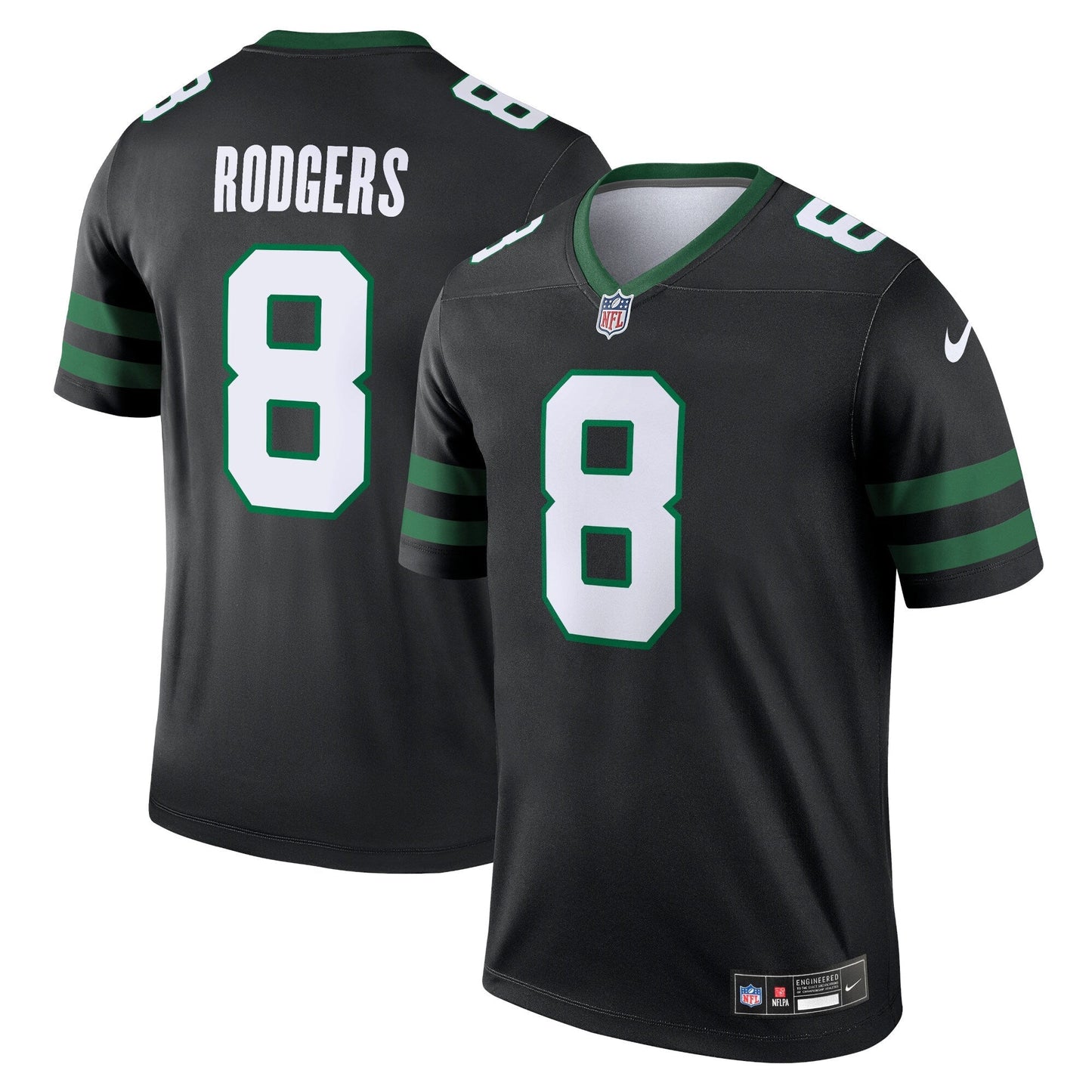 Aaron Rodgers New York Jets Nike Alternate Legend Jersey - Legacy Black