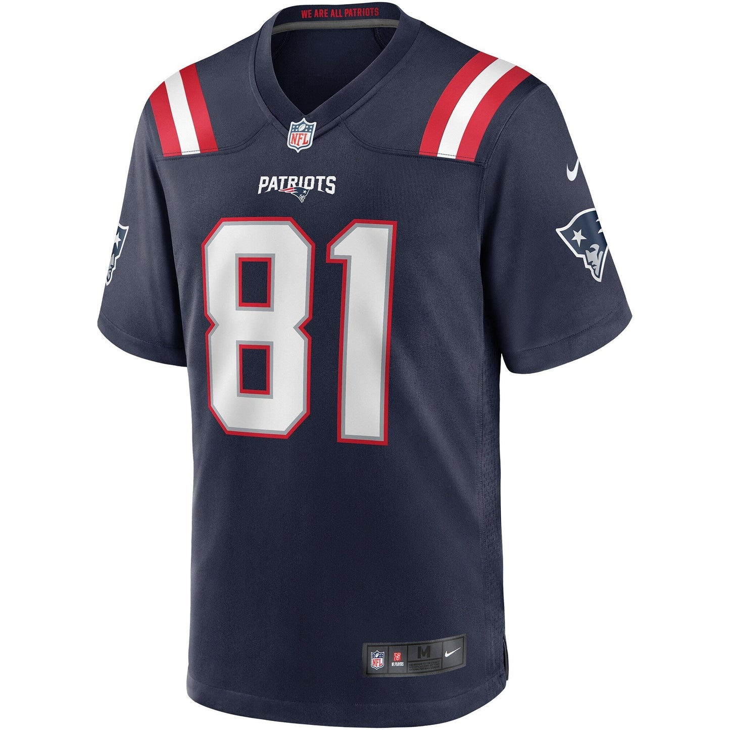 Randy Moss New England Patriots Nike Game Retired Jersey - Navy
