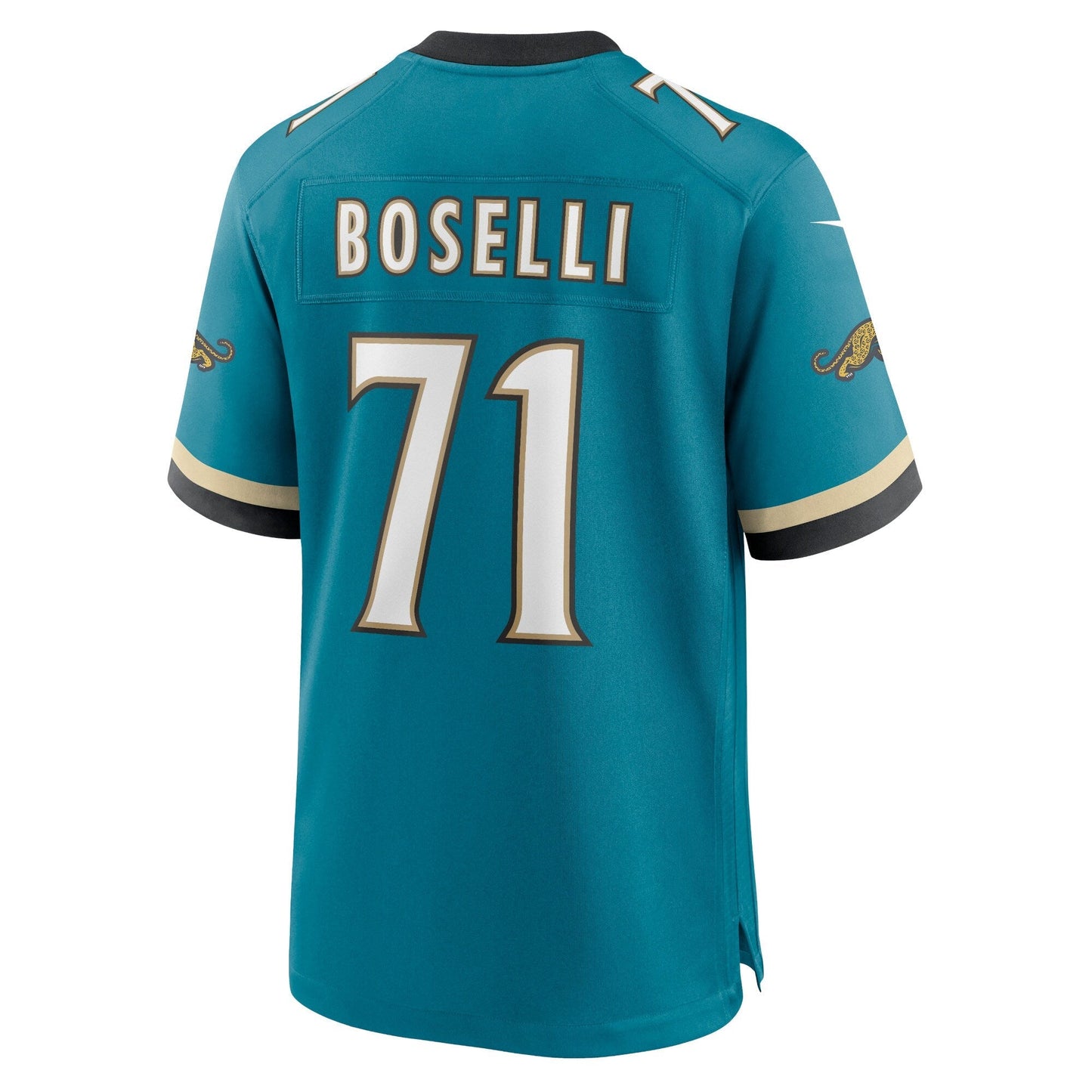 Tony Boselli Jacksonville Jaguars Nike Prowler Throwback Retired Game Jersey - Teal