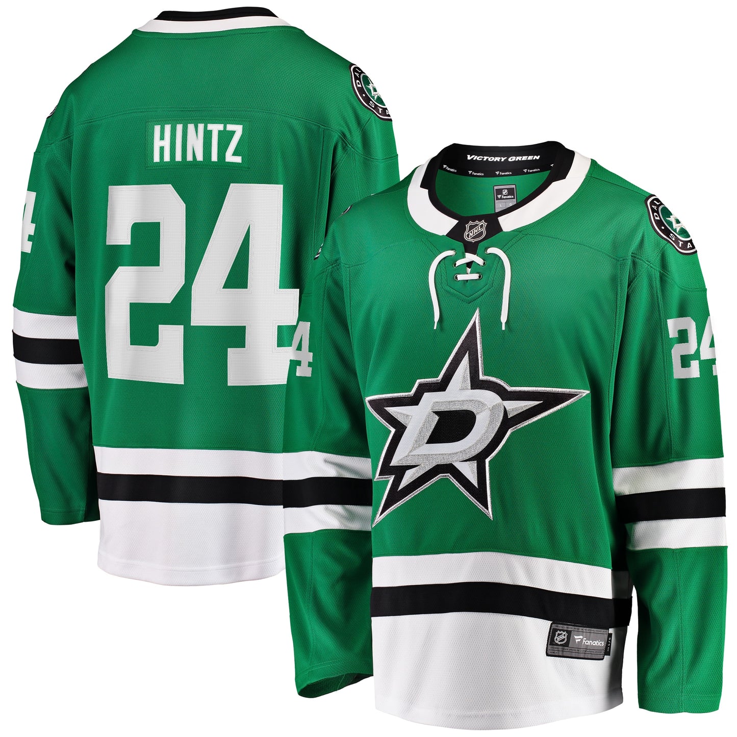 Roope Hintz Dallas Stars Home Breakaway Jersey - Kelly Green