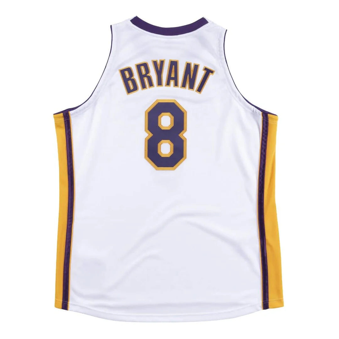 Kobe Bryant Los Angeles Lakers Throwback Jersey-White #8