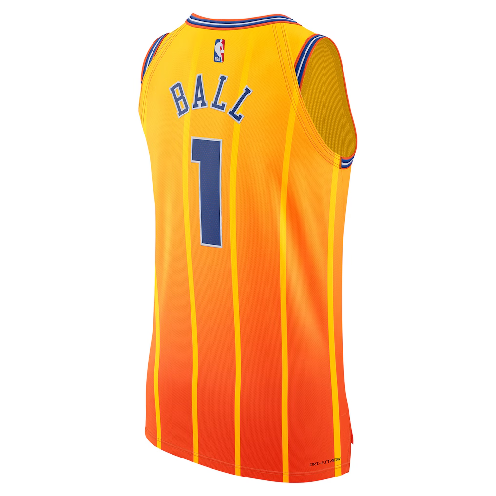 Charlotte Hornets LaMelo Ball Jordan Brand Orange 2025/26 Player Jersey - City Edition