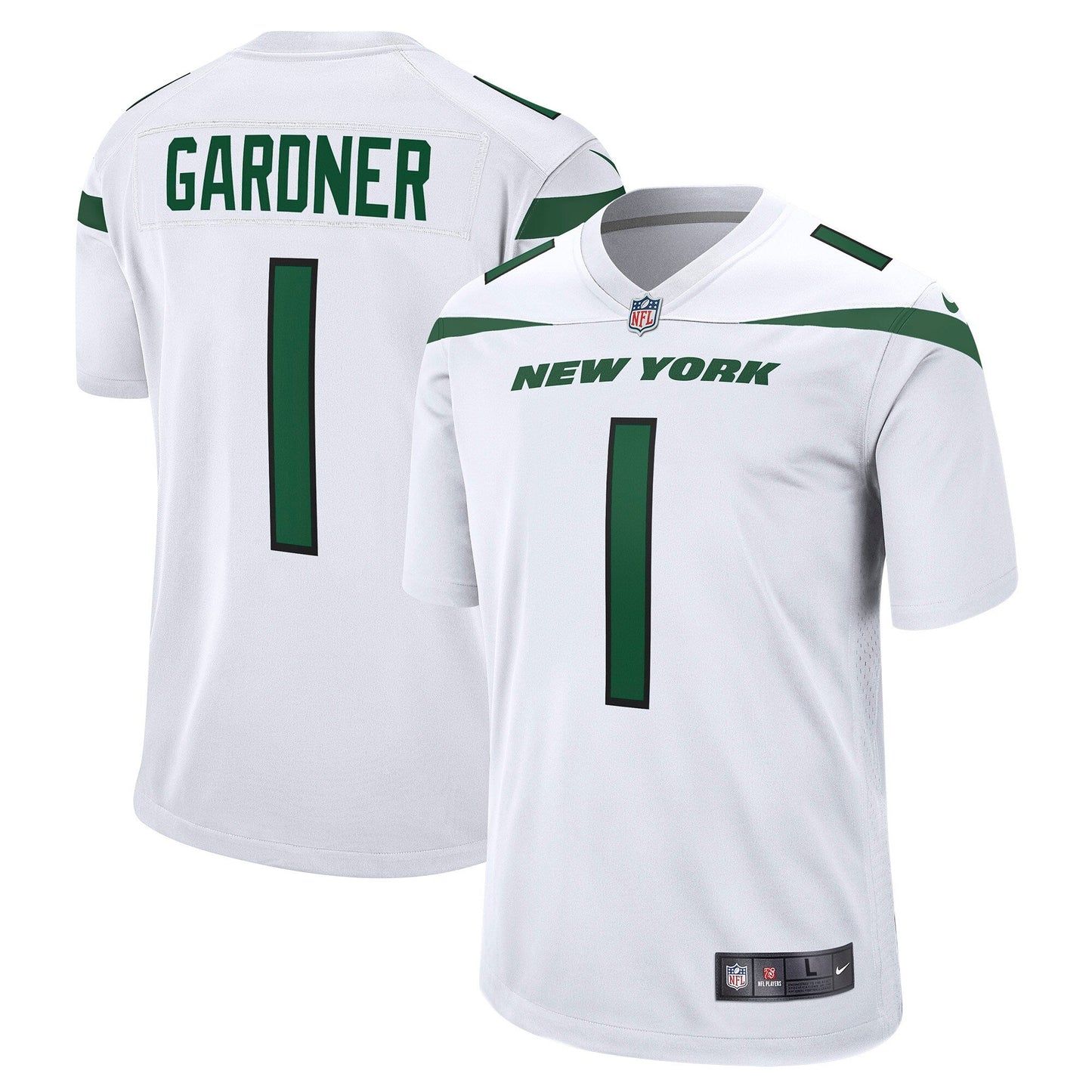 Ahmad Sauce Gardner New York Jets Nike Game Jersey - White