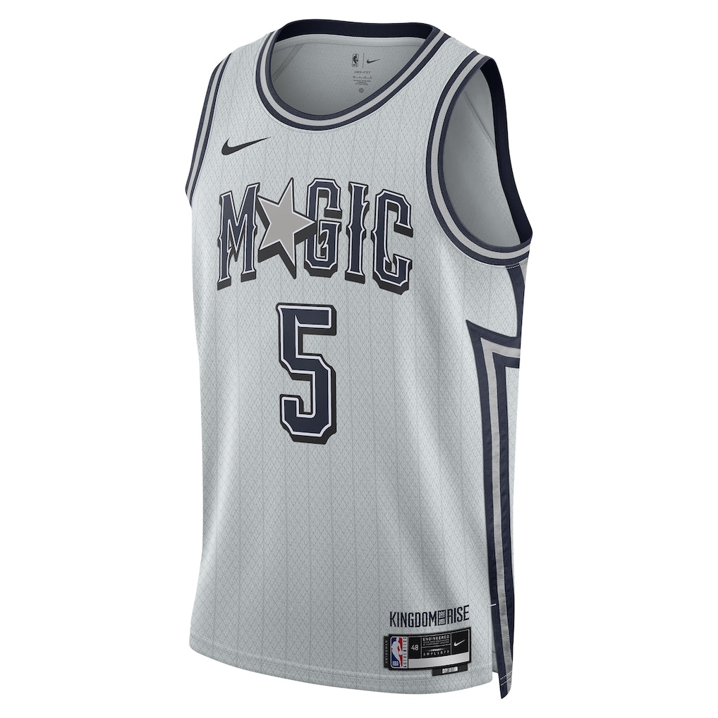 Unisex Orlando Magic Paolo Banchero Silver 2024/25 Swingman Jersey - City Edition
