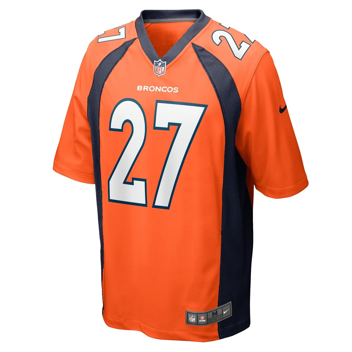 Damarri Mathis Denver Broncos Nike Game Jersey - Orange