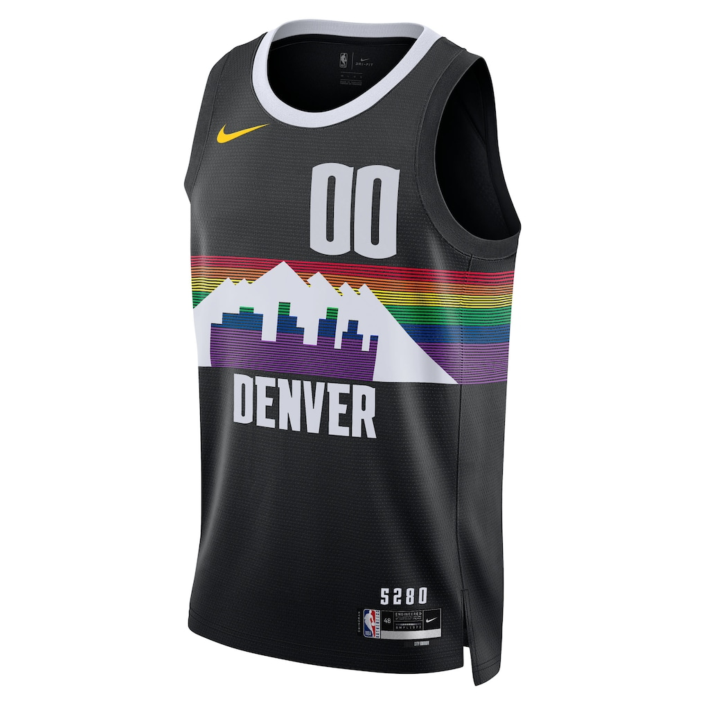 Denver Nuggets Nike Black 2025/26 City Edition Swingman Custom Jersey