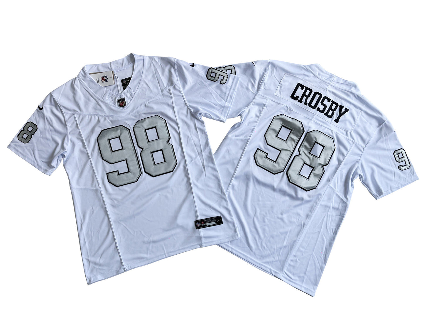 Las Vegas Raiders 98# Maxx Crosby Vapor F.U.S.E. Limited Jersey