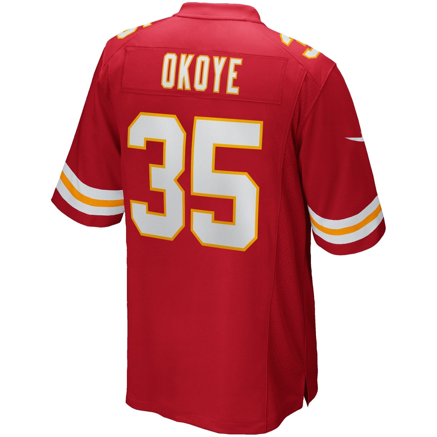 Christian Okoye Kansas City Chiefs Nike Game Retired Jersey - Red