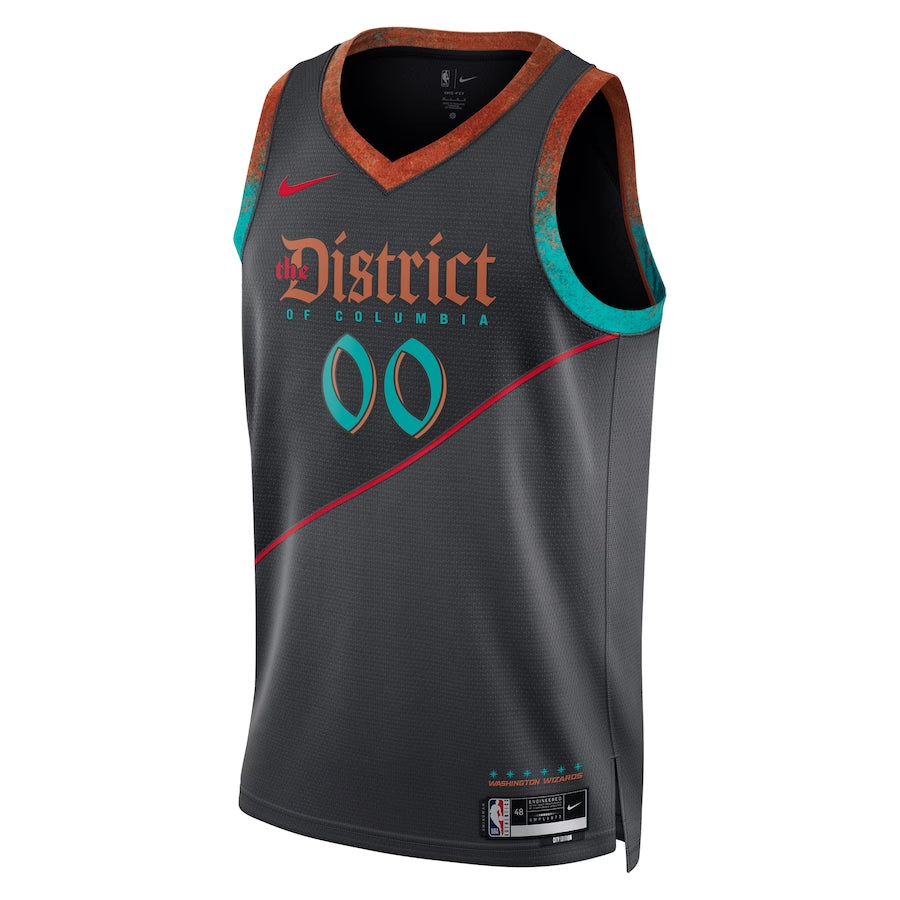 Unisex Washington Wizards Black 2023/24 Custom Swingman Jersey - City Edition