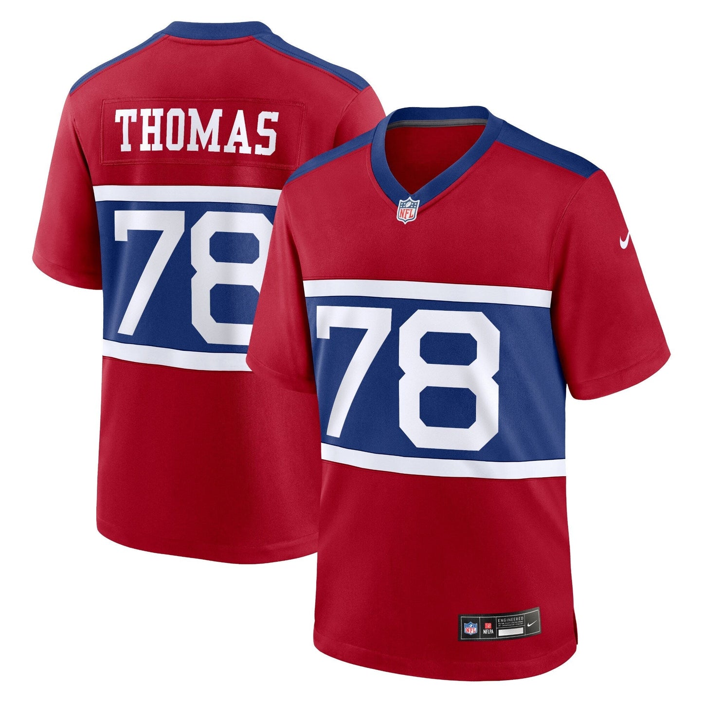 Andrew Thomas New York Giants Nike Alternate Game Jersey - Century Red