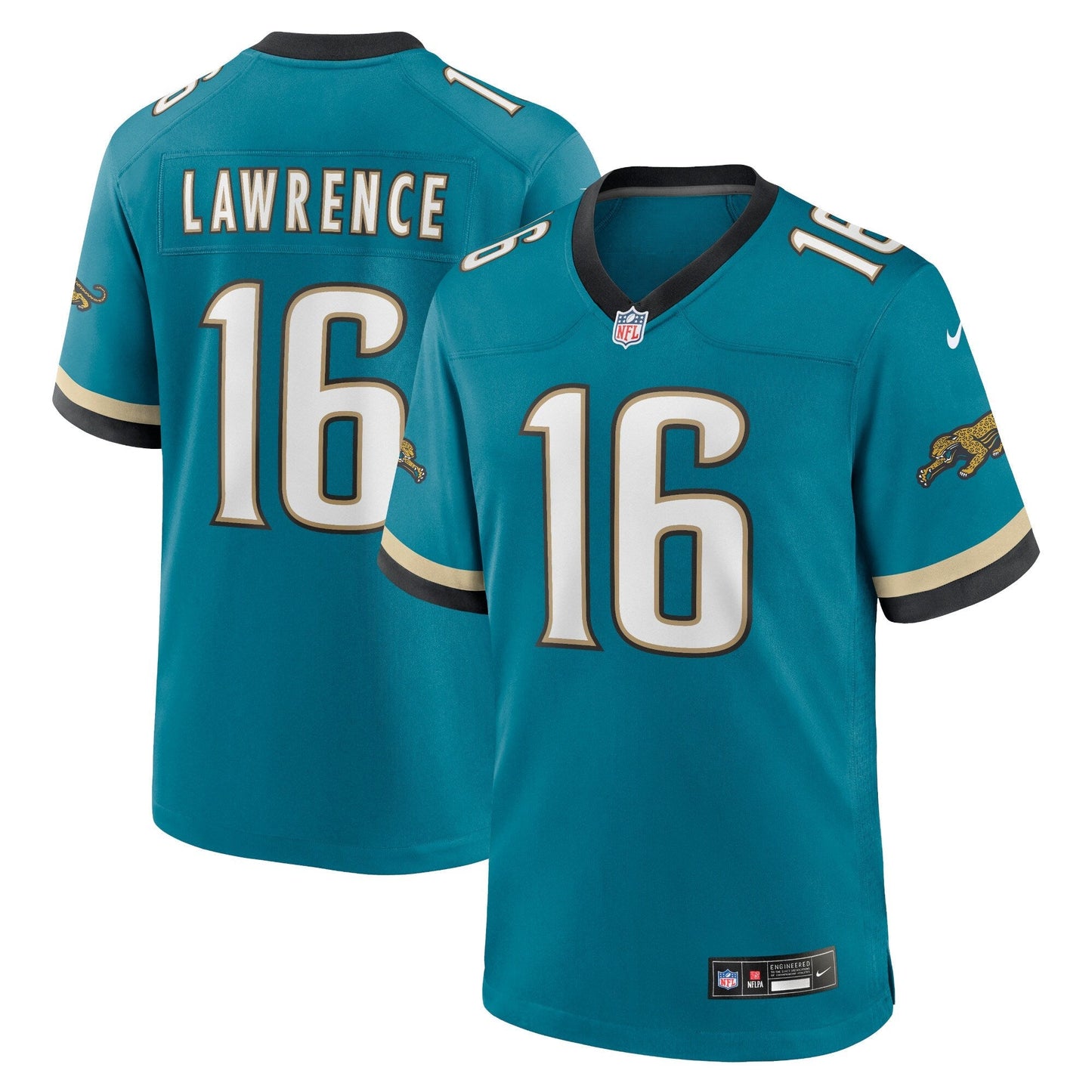 Trevor Lawrence Jacksonville Jaguars Nike Prowler Throwback Game Jersey - Teal
