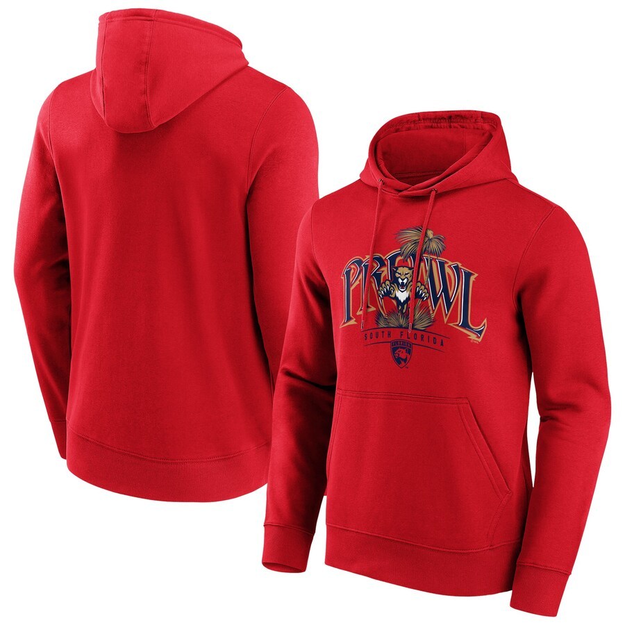 Men's Florida Panthers Branded Hometown Graphic Hoodie - Red