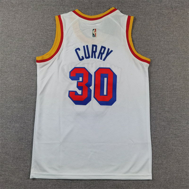 Youth Stephen Curry Golden State Warriors #30 Embroidered Jersey