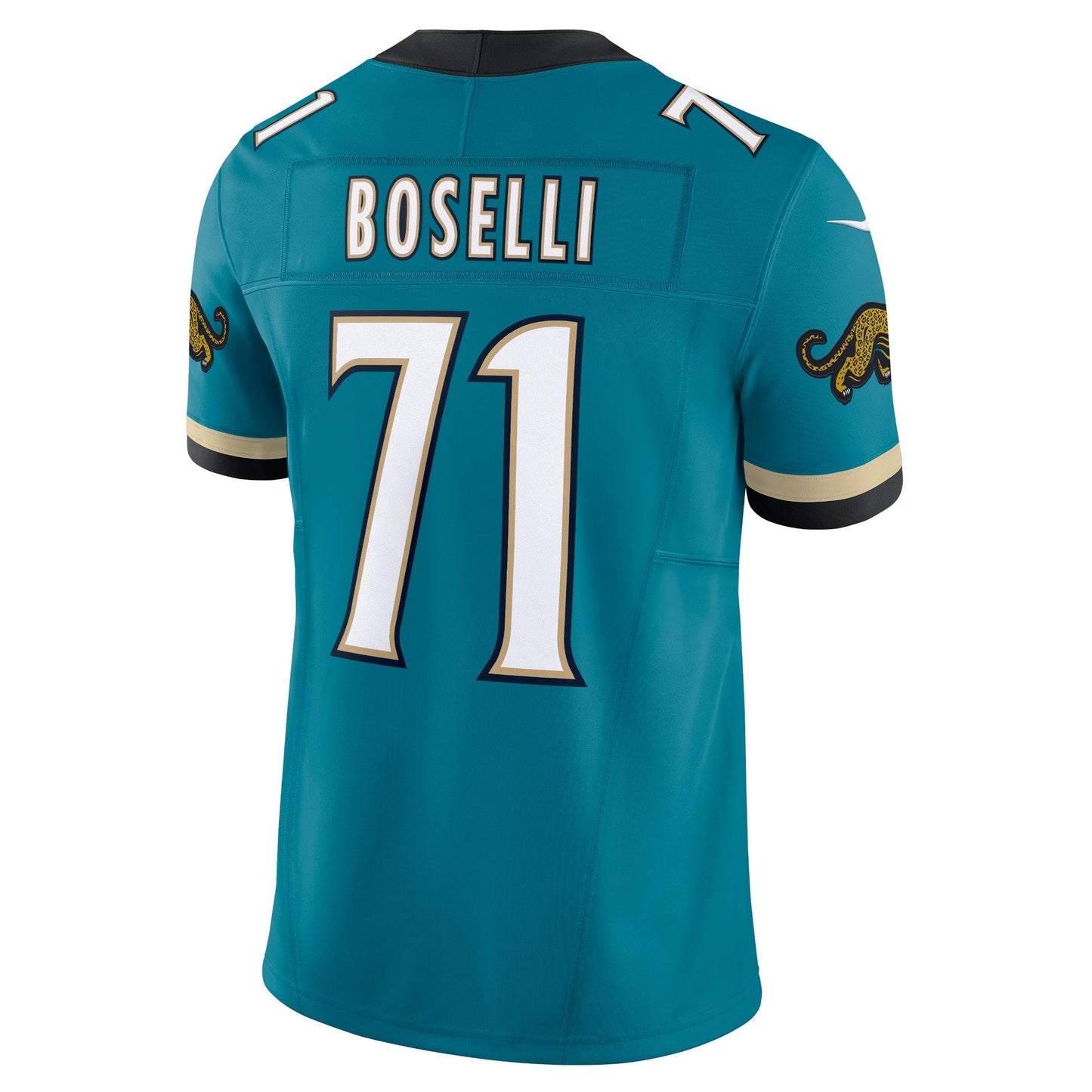 Tony Boselli Jacksonville Jaguars Nike Prowler Throwback Vapor F.U.S.E. Limited Retired Jersey - Teal