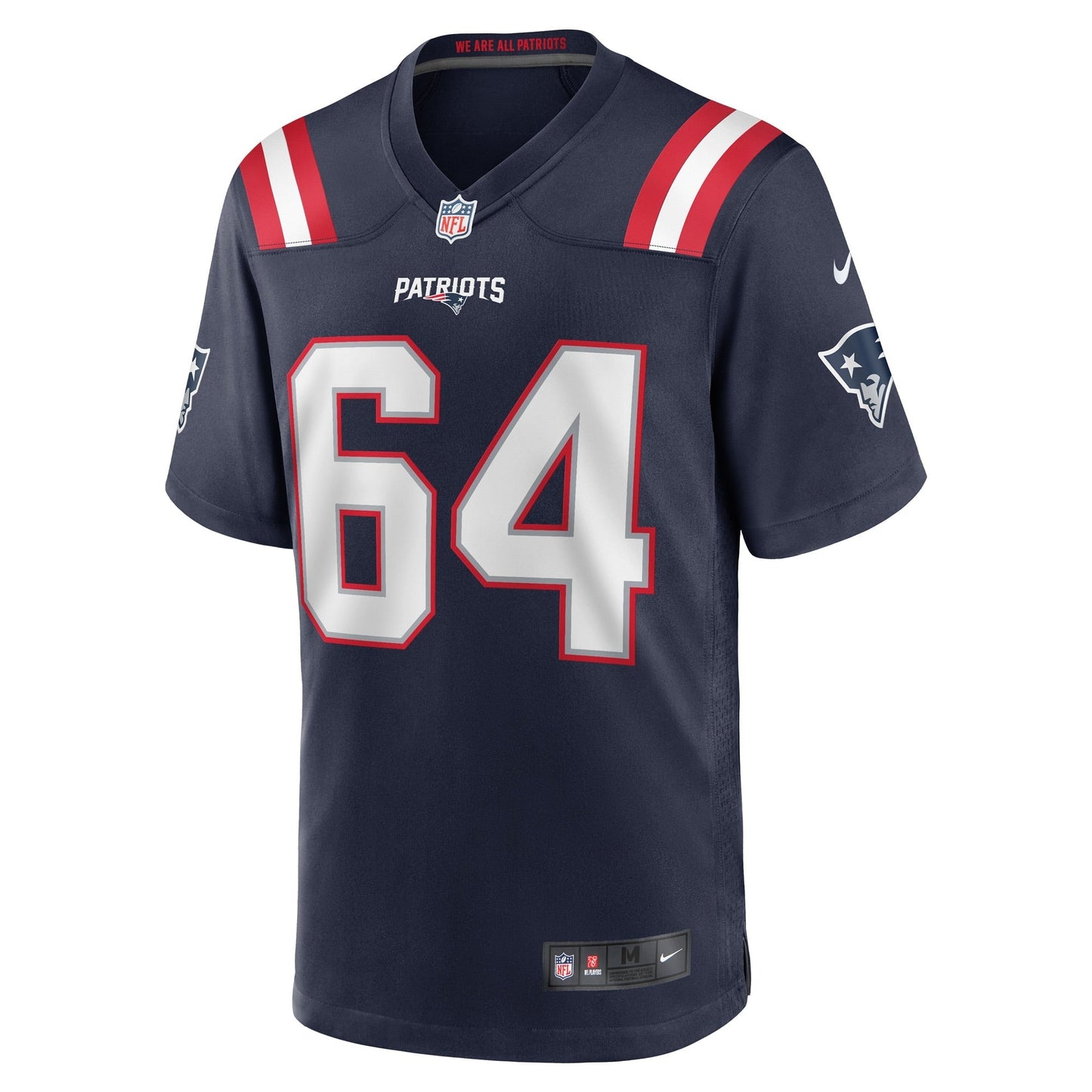 Andrew Stueber New England Patriots Nike Game Jersey - Navy