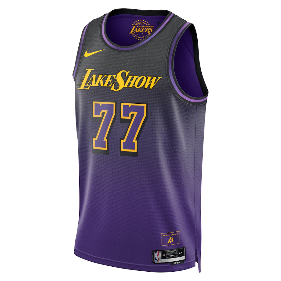 Los Angeles Lakers Nike City Edition Swingman Jersey 2024 - Purple - Luka Dončić