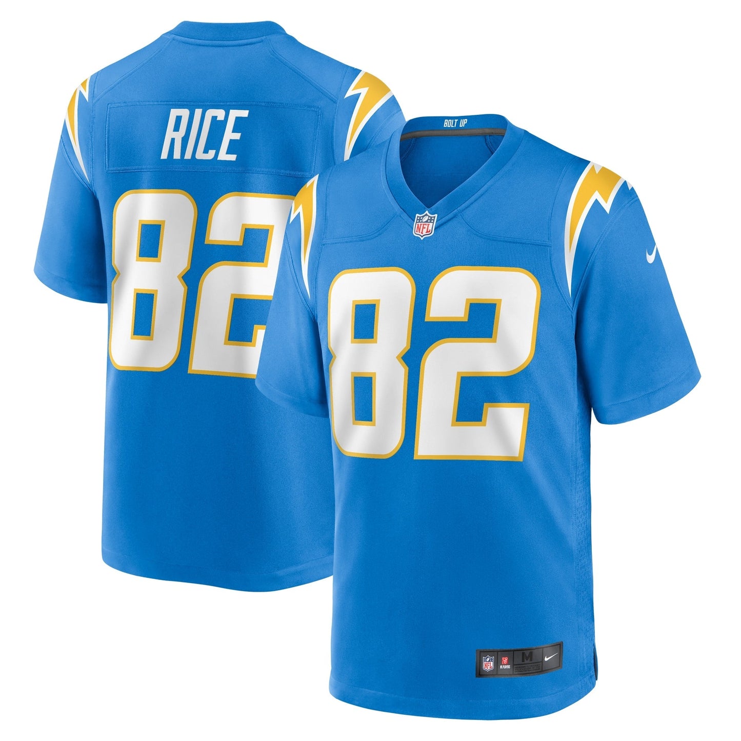 Brenden Rice Los Angeles Chargers Nike Team Game Jersey - Powder Blue