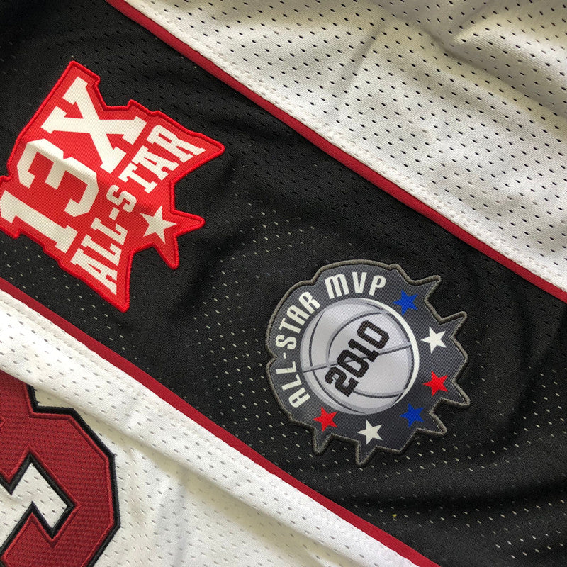 Miami Heat 3# Wade White Embroidered Jersey