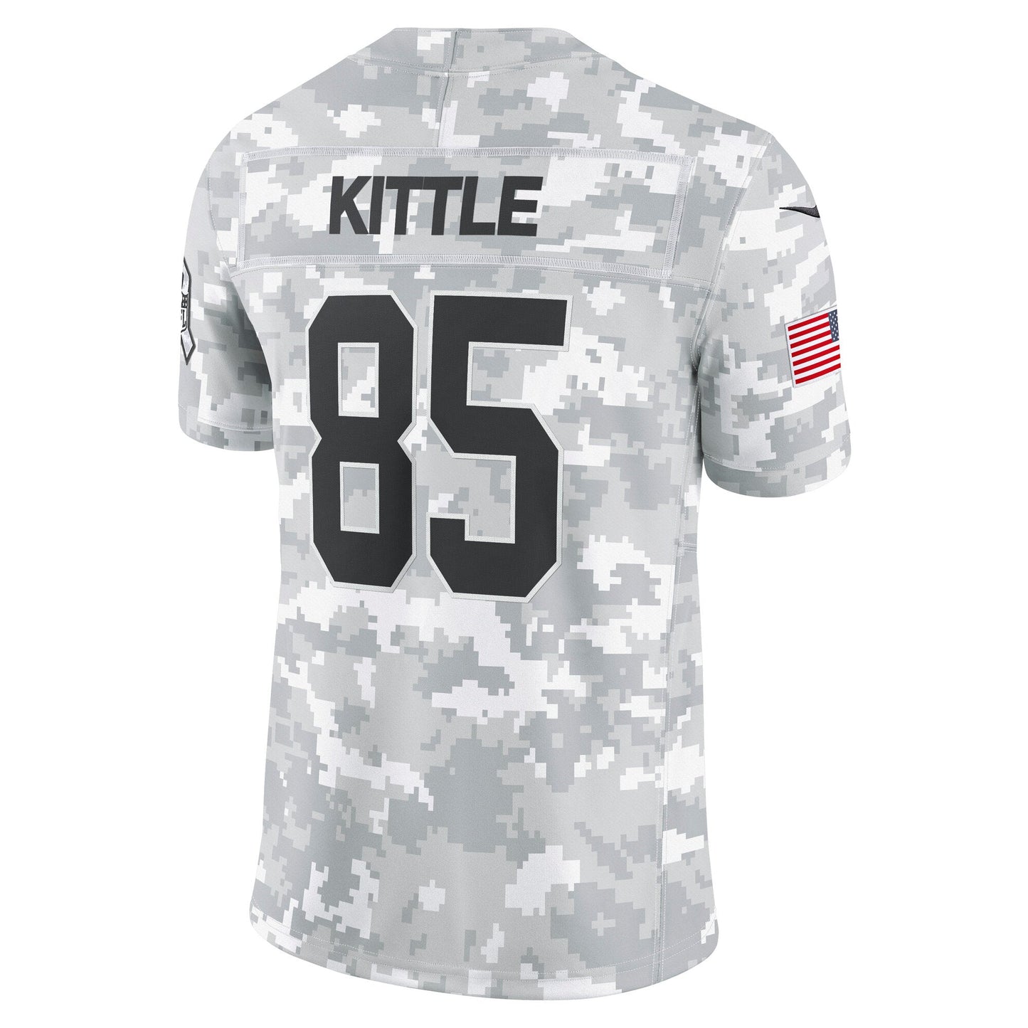 George Kittle San Francisco 49ers Nike 2024 Salute to Service Limited Jersey - Arctic Camo