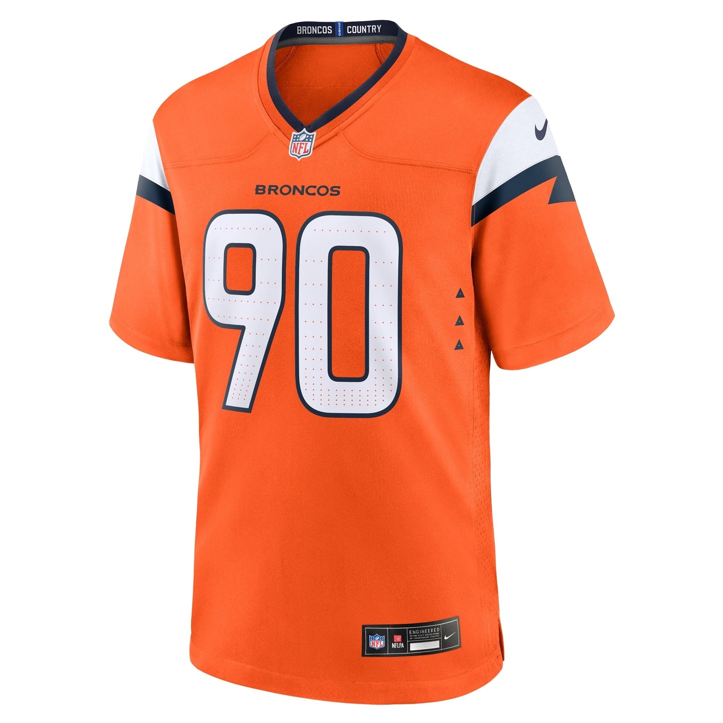 Angelo Blackson Denver Broncos Nike Game Jersey - Orange