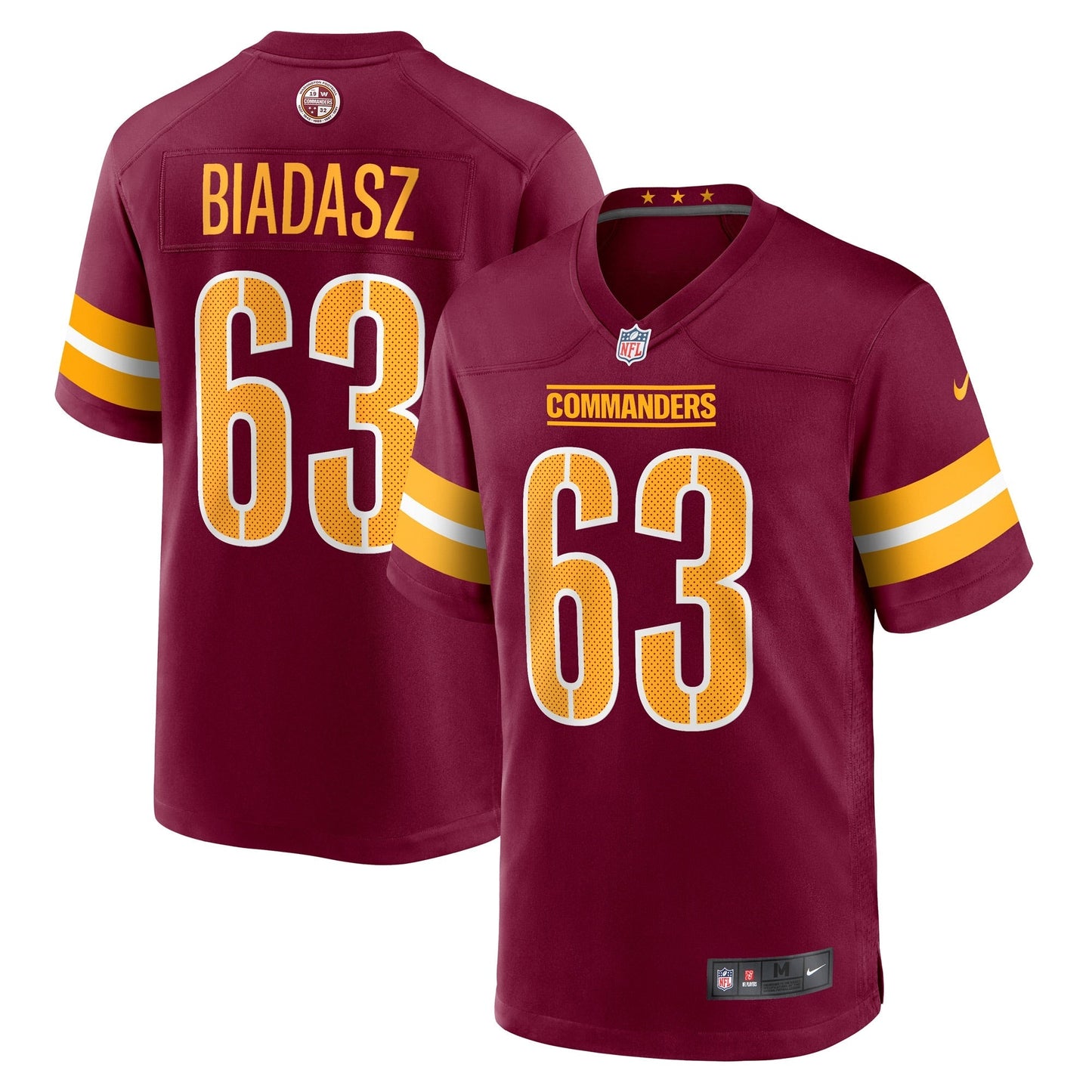 Tyler Biadasz Washington Commanders Nike Game Jersey - Burgundy