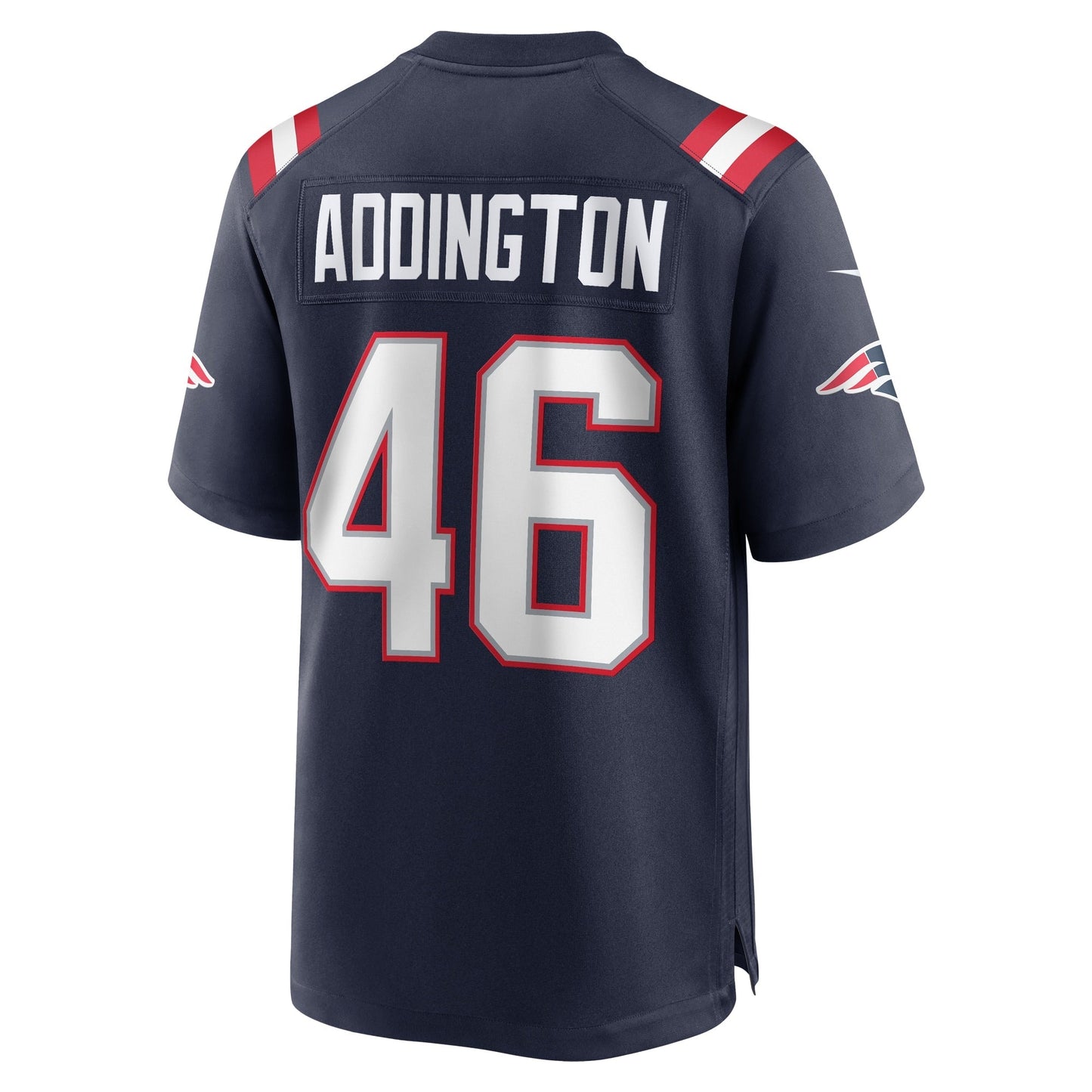 Tucker Addington New England Patriots Nike Home Game Jersey - Navy