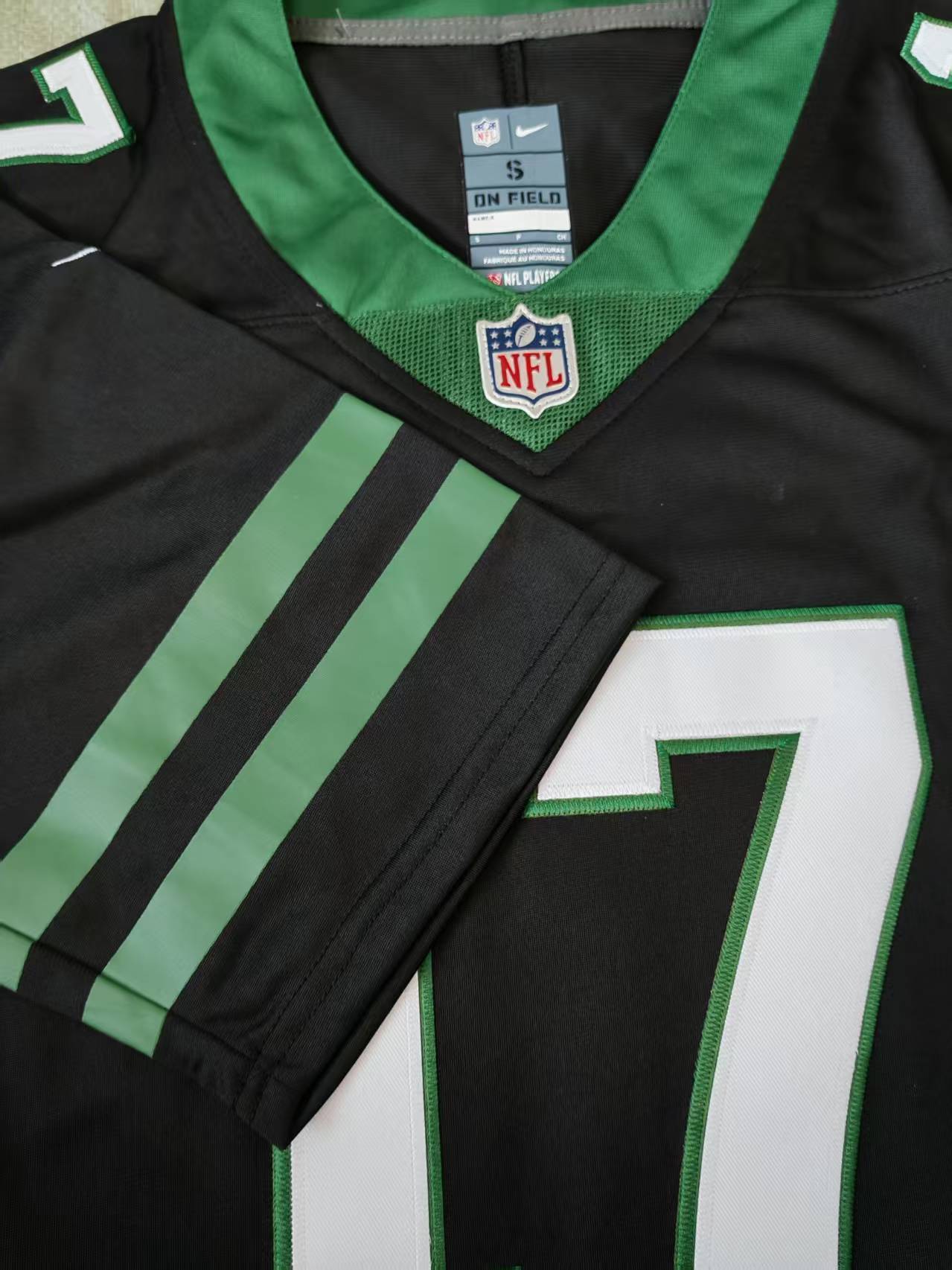 Men's New York Jets Davante Adams Jersey-Black