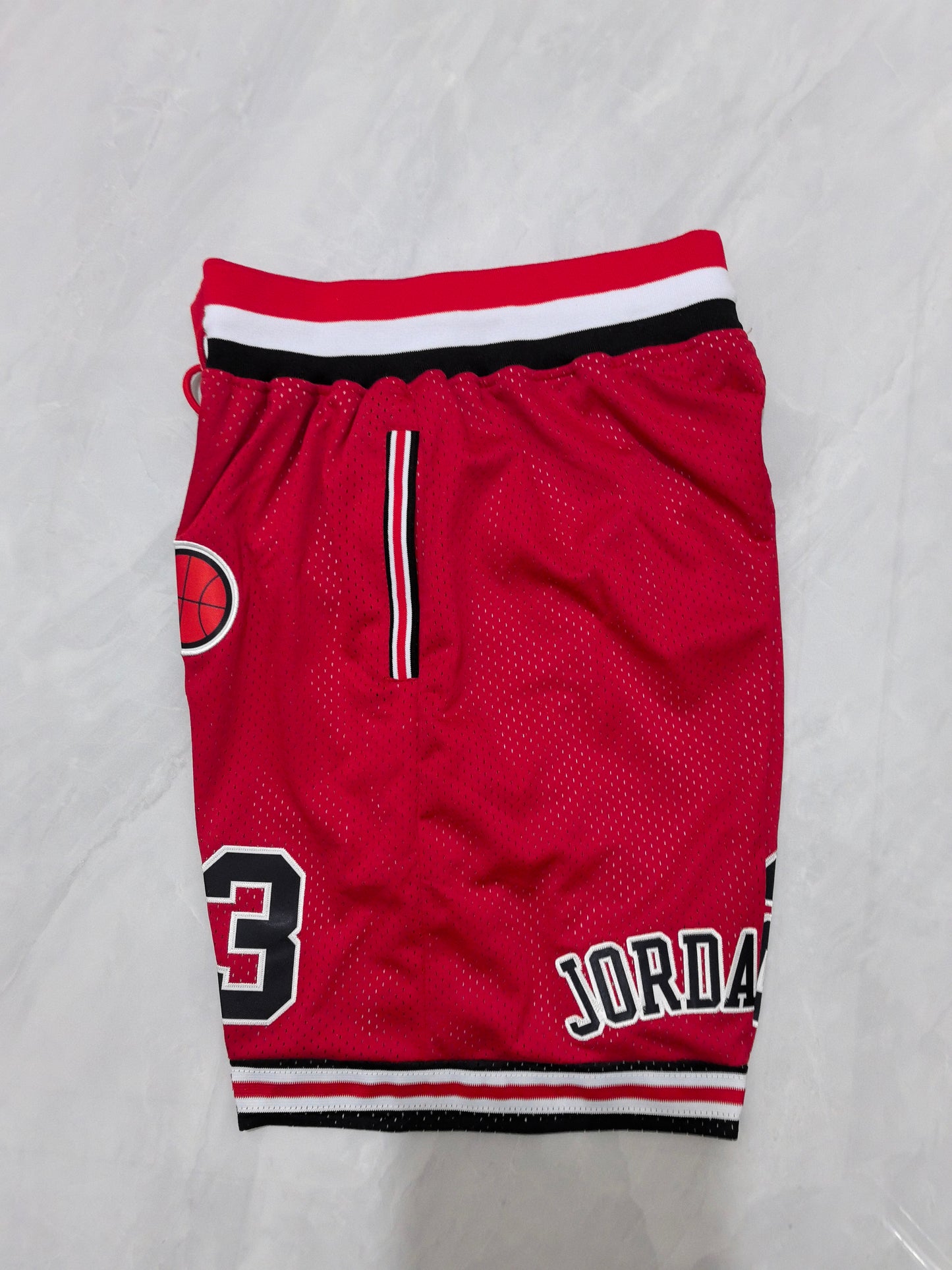 Chicago Bulls Red Retro Pocket Shorts #23