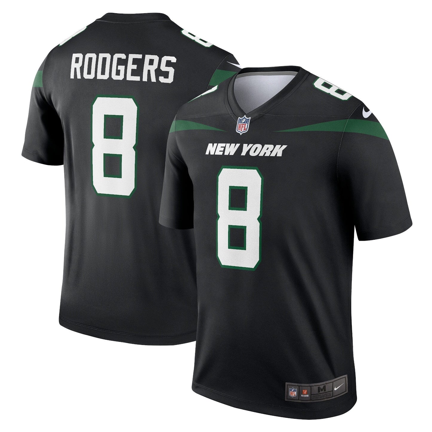 Aaron Rodgers New York Jets Nike Men's Alternate Legend Jersey - Stealth Black