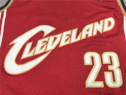 Cleveland Cavaliers LeBron James #23 Throwback - Embroidered Jersey
