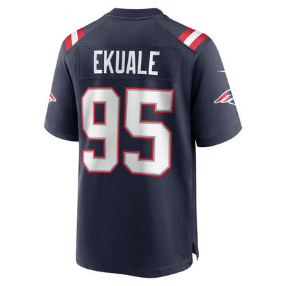 Daniel Ekuale New England Patriots Nike Game   Jersey - Navy