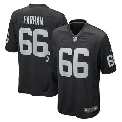 Dylan Parham Las Vegas Raiders Nike Game   Jersey - Black