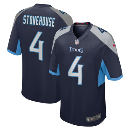 Ryan Stonehouse Tennessee Titans Nike Game   Jersey - Navy