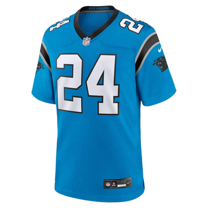 Jonathon Brooks Carolina Panthers Nike 2024 NFL Draft Alternate Game   Jersey - Blue