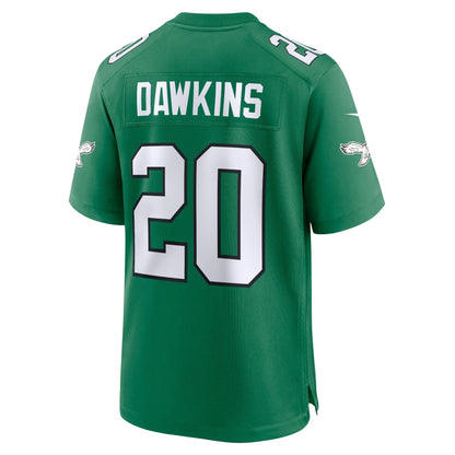 Brian Dawkins Philadelphia Eagles Nike Alternate Retired   Game Jersey - Kelly Green