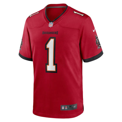 Number 1 Groom Tampa Bay Buccaneers Nike Game Jersey - Red