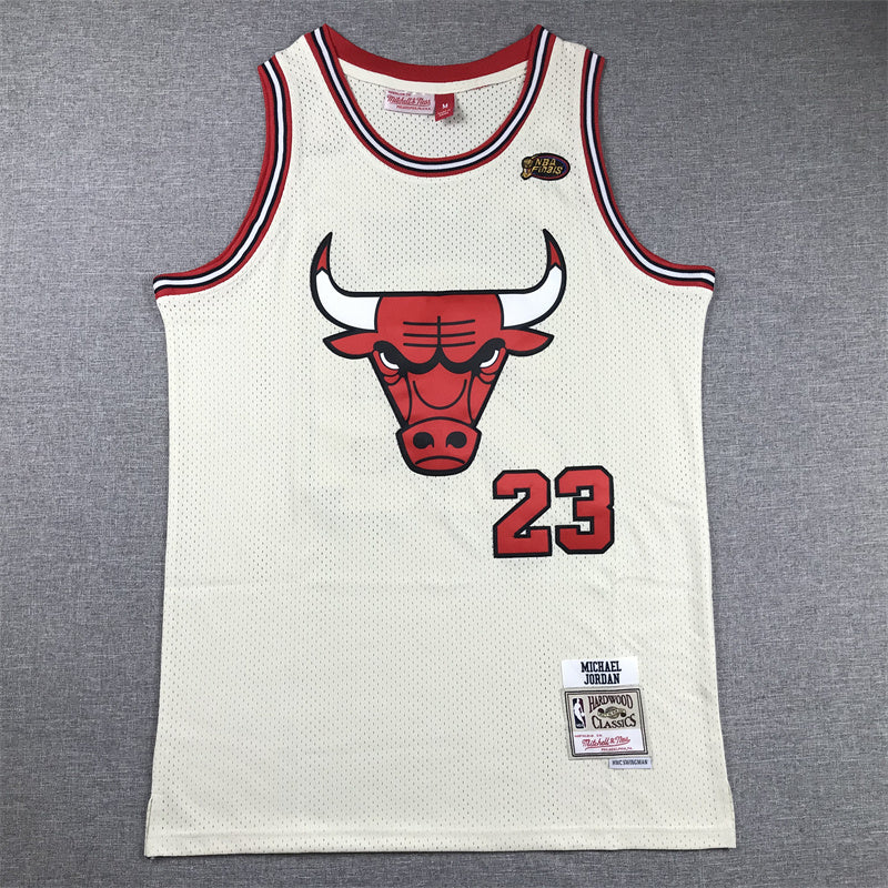 Michael Jordan Chicago Bulls 23 White Jersey