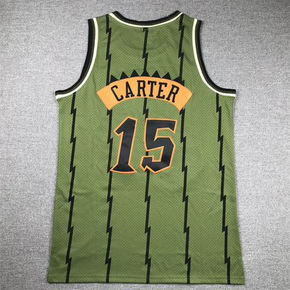 Toronto Raptors #15 CARTER Green Jersey MN