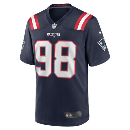 Carl Davis Jr. New England Patriots Nike Game   Jersey - Navy