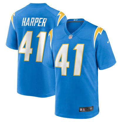 Thomas Harper Los Angeles Chargers Nike Team Game Jersey -  Powder Blue
