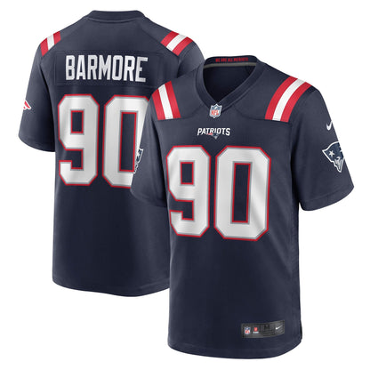 Christian Barmore New England Patriots Nike   Game Jersey - Navy