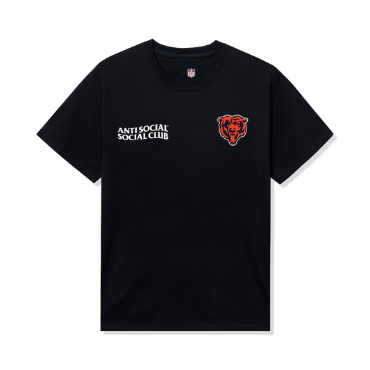 Chicago Bears AntiSocialSocialClub x NFL Black Team T-Shirt