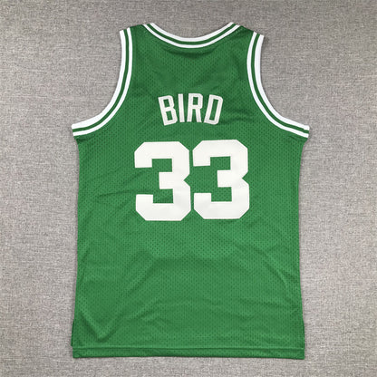 Youth Larry Bird Boston Celtics #33 Embroidered Jersey