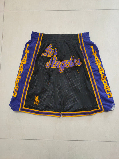 Los Angeles Lakers black vintage pocket pants