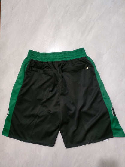 Boston Celtics Black City Edition Pocket Shorts