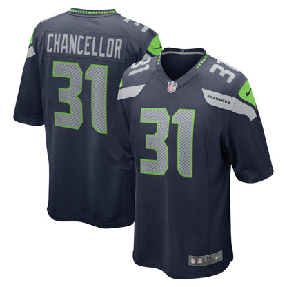 Kam Chancellor Seattle Seahawks Nike Retired   Game Jersey - College Navy